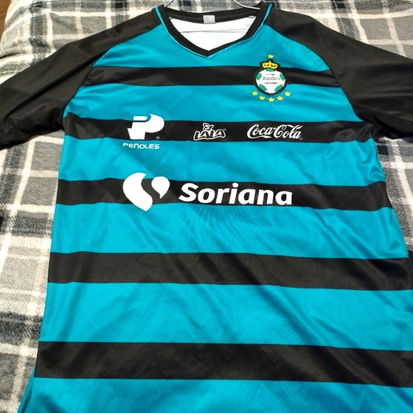 Santos Laguna Olympic Soccer Futbol Jersey sz XL Away Kit - Picture 1 of 2